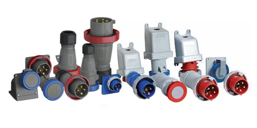 Industrial plug and sockets